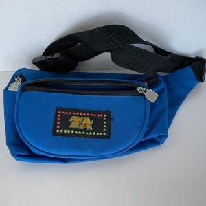 Vintage 1990s TA Brand Fanny Pack / Waist Pack - Electric Blue